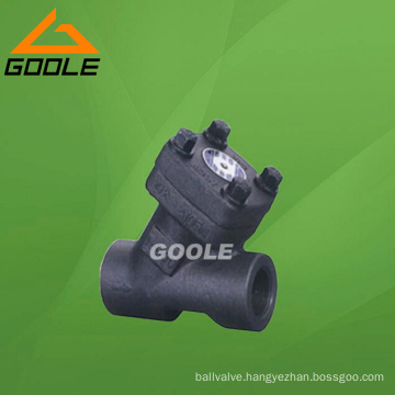 Compact Steel Y Type Check Valve (GAH65H)